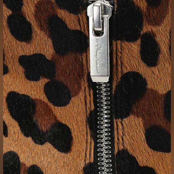 3.1 Phillip Lim Leopard Print Ankle Boots - Picture 10 of 11